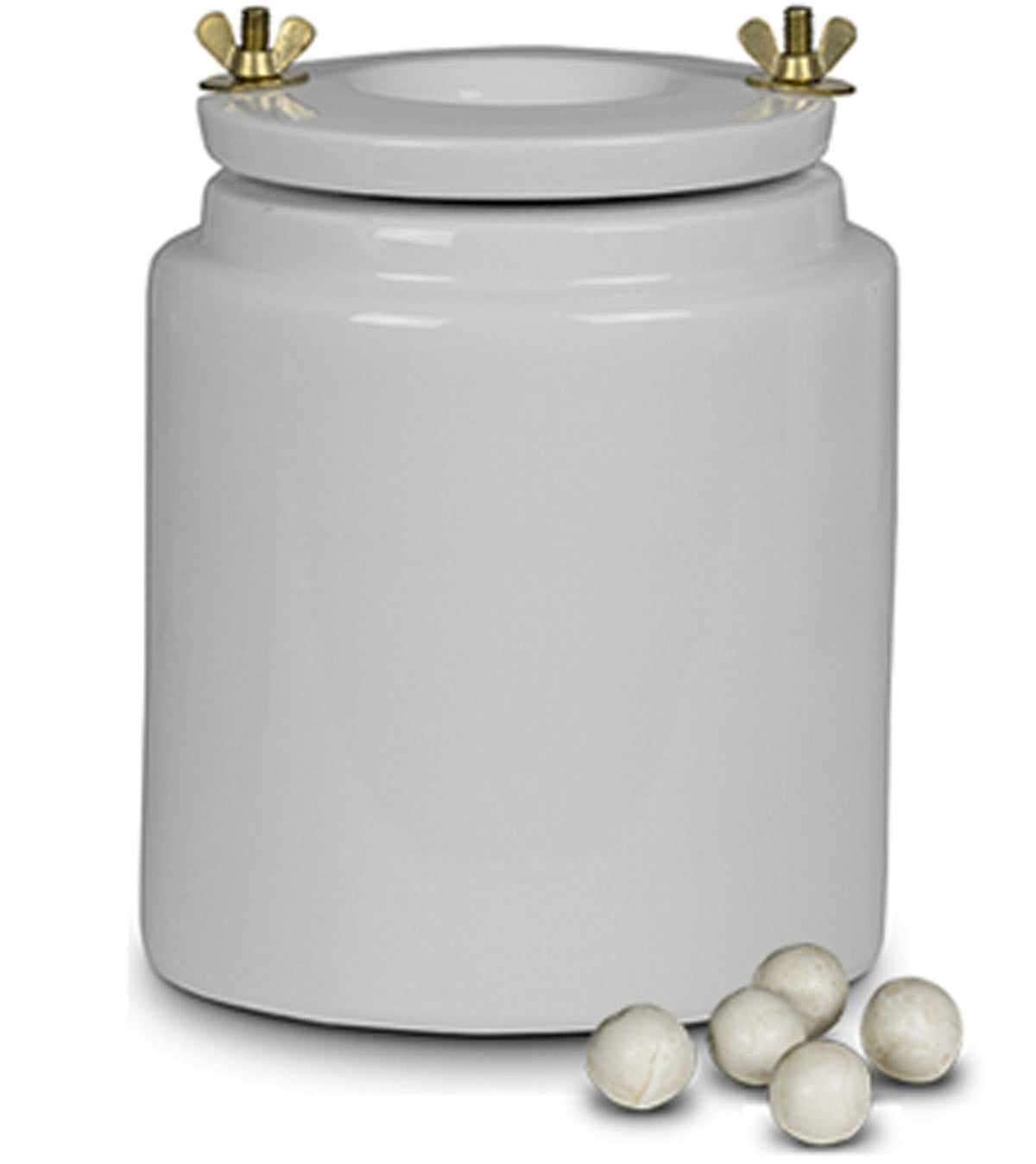 Shimpo/Nidec Porcelain Ball Mill Jar, 2 Litre