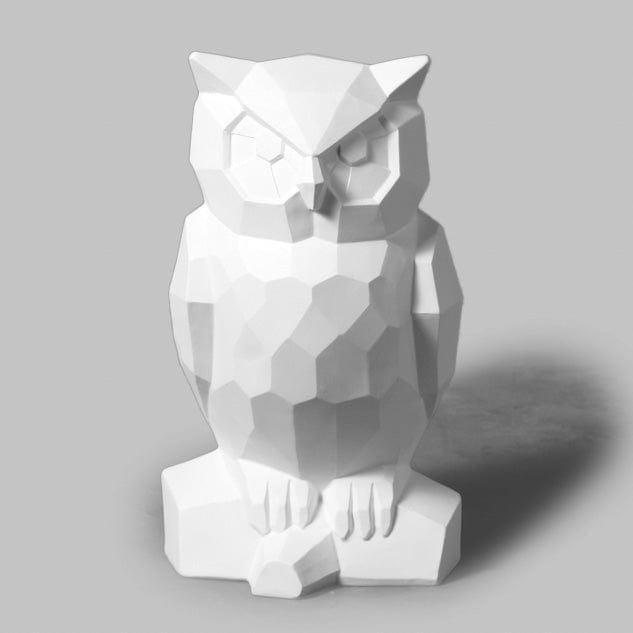 Mayco MB1477 Bisque Faceted Owl