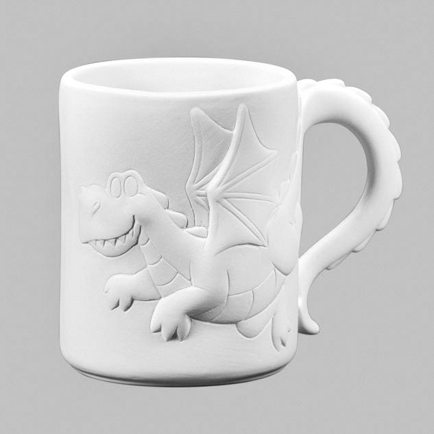 Mayco MB1550 Bisque Dragon Mug