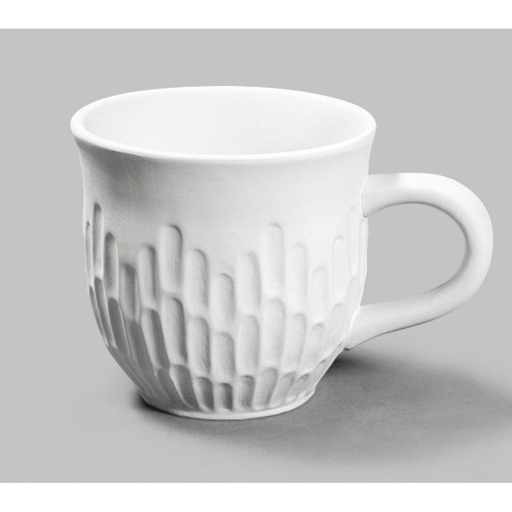 Mayco MB1561 Bisque Fluted Mug