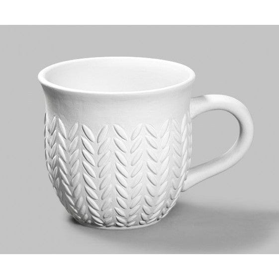 Mayco MB1562 Bisque Stitched Mug