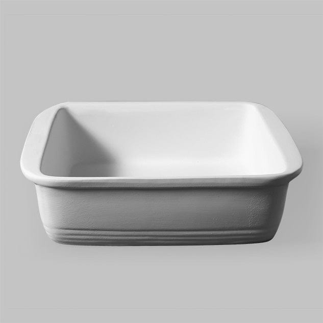 Mayco SB102 Stoneware Bisque 9 by 9 Square Casserole Dish