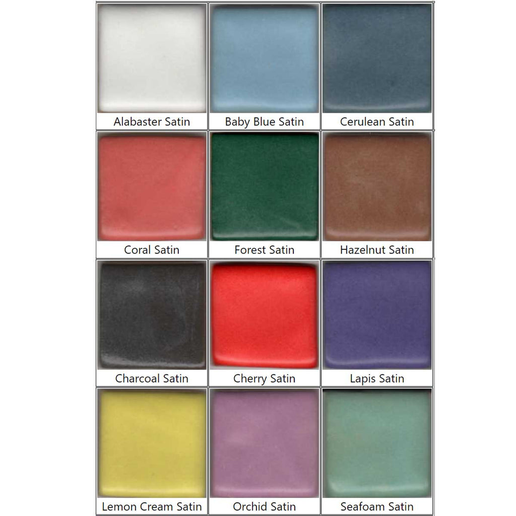 Coyote Glaze Sample Set No. 5 - Satin Colors – Sounding Stone